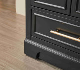 Hausrack Black 24 Inch Bathroom Vanity