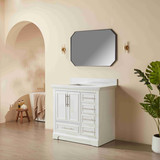 Hausrack White 36 Inch Bathroom Vanity