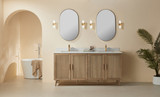 Hausrack Coffee 73 Inch Double Bathroom Vanity 