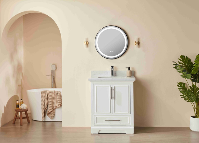 Hausrack White 30 Inch Bathroom Vanity