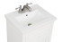Mini 20-in Vanity Combo in Dove White with Porcetain Top