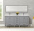 Hausrack Gray 72 Inch Double Vanity