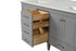 Hausrack Gray 72 Inch Double Vanity