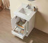 Hausrack White 24 Inch Bathroom Vanity
