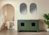 Hausrack Green 60 Inch Dual Bathroom Vanity