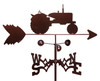 TRACTOR ALLIS CHALMERS ORANGE Weathervane TRACTOR ALLIS CHALMERS ORANGE Weathervane