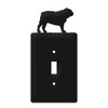 BULL DOG Dog Metal Plate Cover