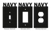 US NAVY Metal Plate Cover Description