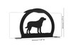 CHESAPEAKE BAY Dog Metal Letter Holder Napkin Holder Dimensions