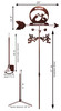 Iowa UI Hawkeyes Hawkeye Weathervane Dimensions Iowa UI Hawkeyes Hawkeye Weathervane Dimensions