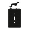 WHIPPET Dog Metal Plate Cover