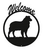 AUSTRALIAN SHEPHERD Dog Metal Welcome Sign AUSTRALIAN SHEPHERD Dog Metal Welcome Sign