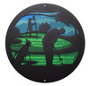 12" GOLFER PGA WPGA GOLF ART Scenic Metal Wall Art Decor