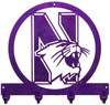 NORTHWESTERN WILDCATS Metal Key Chain Holder Hanger