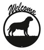 BULL MASTIFF Dog Metal Welcome Sign BULL MASTIFF Dog Metal Welcome Sign