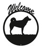 ALASKAN MALAMUTE Dog Metal Welcome Sign