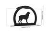 ROTTWEILER Dog Metal Letter Holder Napkin Holder Dimensions