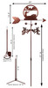 TRAP SHOOTER Weathervane Dimensions TRAP SHOOTER Weathervane Dimensions