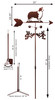 Border Collie Dog Weathervane Dimensions Border Collie Dog Weathervane Dimensions