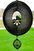 SEMI TRUCK Circle Swirly Metal Wind Spinner