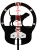 BLOOD HOUND Dog Metal Steel Rain Gauge 