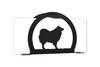 SPITZ SAMOYED AMERICAN ESKIMO DOG Metal Letter Holder Napkin Holder