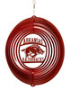 ARKANSAS RAZORBACKS Collegiate Swirly Metal Wind Spinner