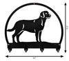 LABRADOR Dog Metal Key Chain Holder Hanger Dimensions LABRADOR Dog Metal Key Chain Holder Hanger Dimensions