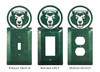 BAYLOR BEARS Collegiate Metal Plate Cover Description