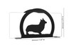 WELSH CORGI PEMBROKE Dog Metal Letter Holder Napkin Holder Dimensions