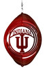 INDIANA HOOSIERS Collegiate Swirly Metal Wind Spinner