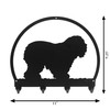 OLD ENGLISH SHEEPDOG Metal Key Chain Holder Hanger Dimensions OLD ENGLISH SHEEPDOG Metal Key Chain Holder Hanger Dimensions