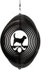 PBGV Circle Dog Swirly Metal Wind Spinner