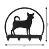 CHIHUAHUA Dog Metal Key Chain Holder Hanger Dimensions