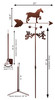 Horse Draft Weathervane Dimensions Horse Draft Weathervane Dimensions