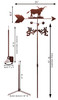 Cow Long Horn Longhorn Bull Steer Weathervane Dimensions Cow Long Horn Longhorn Bull Steer Weathervane Dimensions