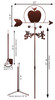 Apple Weathervane Dimensions