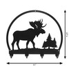 MOOSE WILDLIFE Metal Key Chain Holder Hanger Dimensions MOOSE WILDLIFE Metal Key Chain Holder Hanger Dimensions