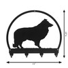 SHELTIE Dog Metal Key Chain Holder Hanger Dimensions