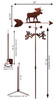 Moose Weathervane Dimensions Moose Weathervane Dimensions