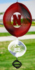NEBRASKA HUSKERS Collegiate Swirly Metal Wind Spinner