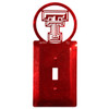 TEXAS TECH RED RAIDERS Collegiate Metal Plate Cover