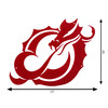 12" MSUM DRAGONS Collegiate Logo Metal Wall Art Decor Dimensions