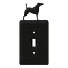 JACK RUSSELL Dog Metal Plate Cover