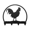 ROOSTER CUCKOO CHICKEN Metal Key Chain Holder Hanger