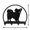 PAPILLON Dog Metal Key Chain Holder Hanger Dimensions