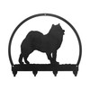 SAMOYED Dog Metal Key Chain Holder Hanger