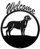 LABRADOR LAB Dog Metal Welcome Sign  LABRADOR LAB Dog Metal Welcome Sign