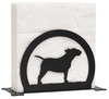 BULL TERRIER Dog Metal Letter Holder Napkin Holder
