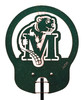 MINOT STATE BEAVERS Metal Steel Rain Gauge